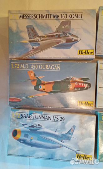 Самолеты 1/72 Heller - 5 шт