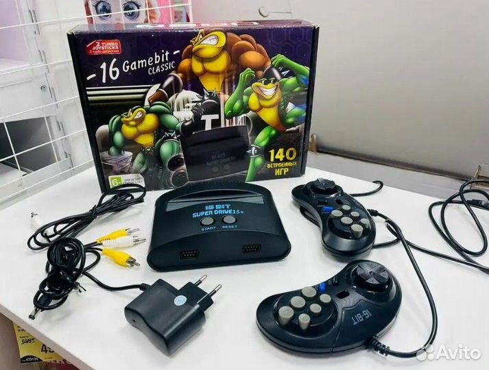 Приставка Sega 16 bit super drive 140 игр