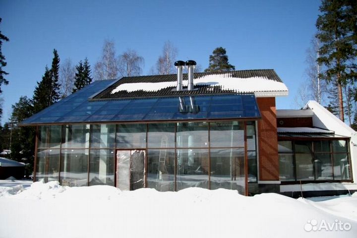 Остекление теплиц под ключ из оконных систем