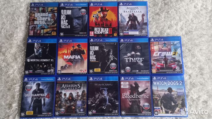 Игры на Sony ps4