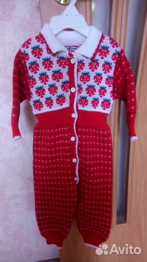 Вязаный комбинезон