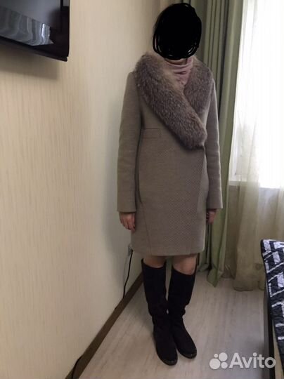 Пальто женское зимнее 44