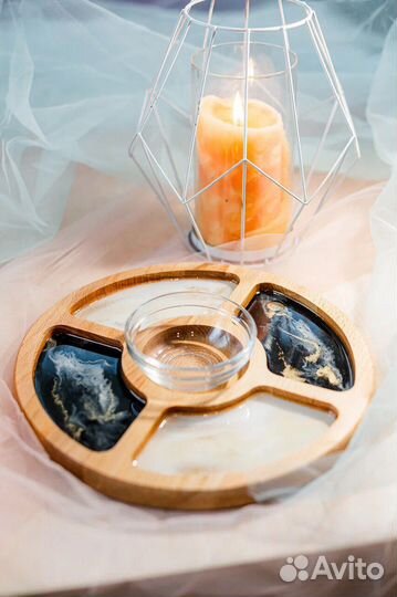 Менажница деревянная