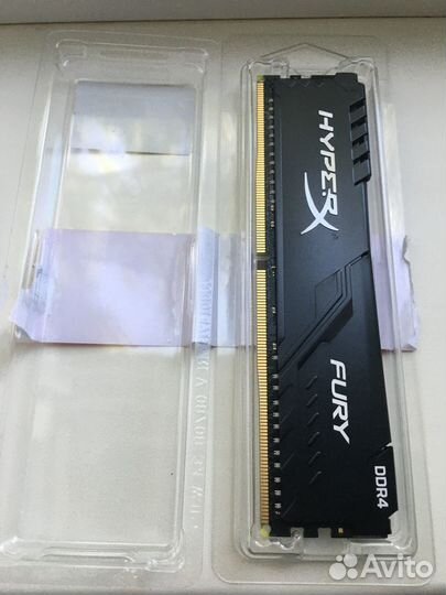 Оперативная память DDR4 32гб HyperX fury Black