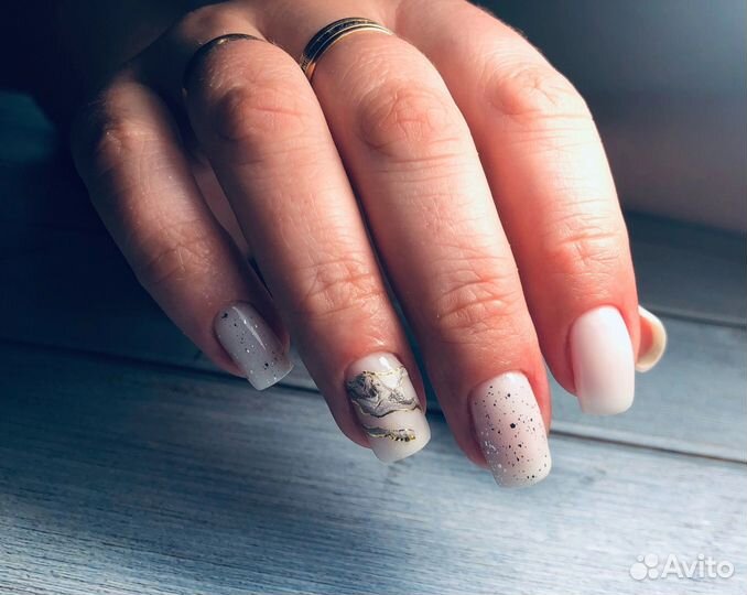 Маникюр, покрытие гель-лаком(шеллак)