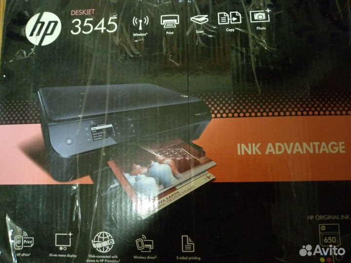 Мфу HP принтер цветной струйный