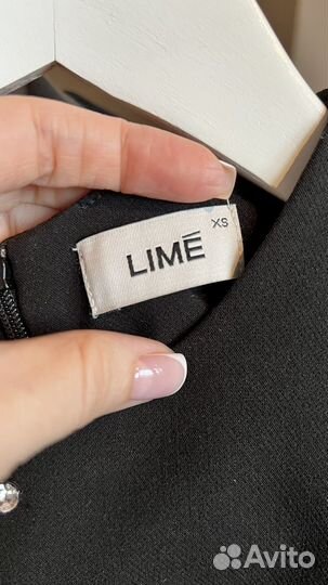 Платье черное Lime мини