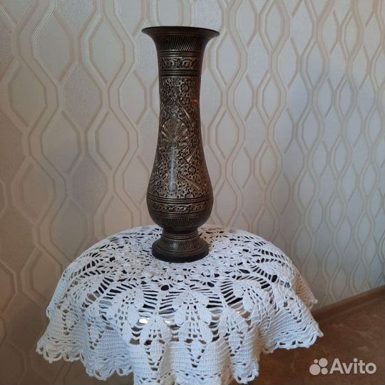 Ваза латунь индия