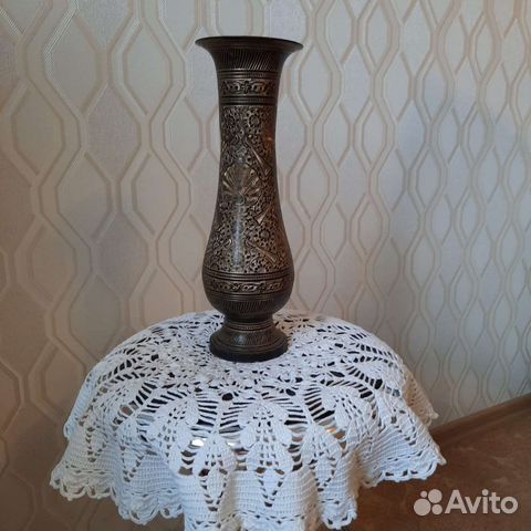 Ваза латунь индия