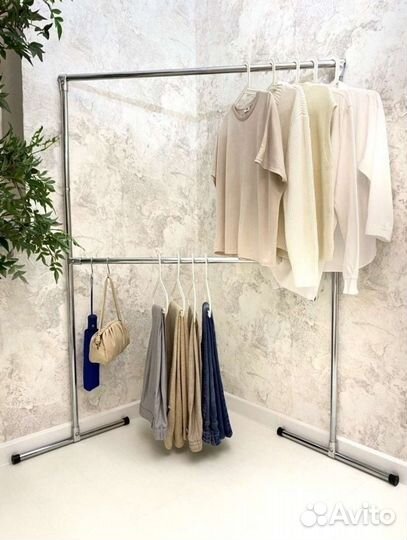 Вешалка напольная металлическая,рейл оригинал