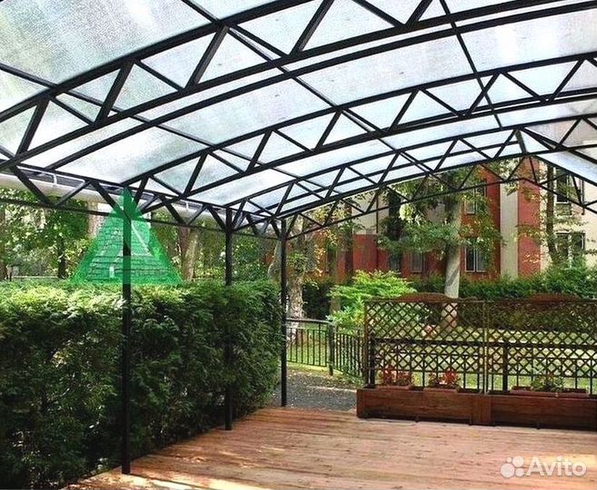 Навесы из поликарбоната от производителя