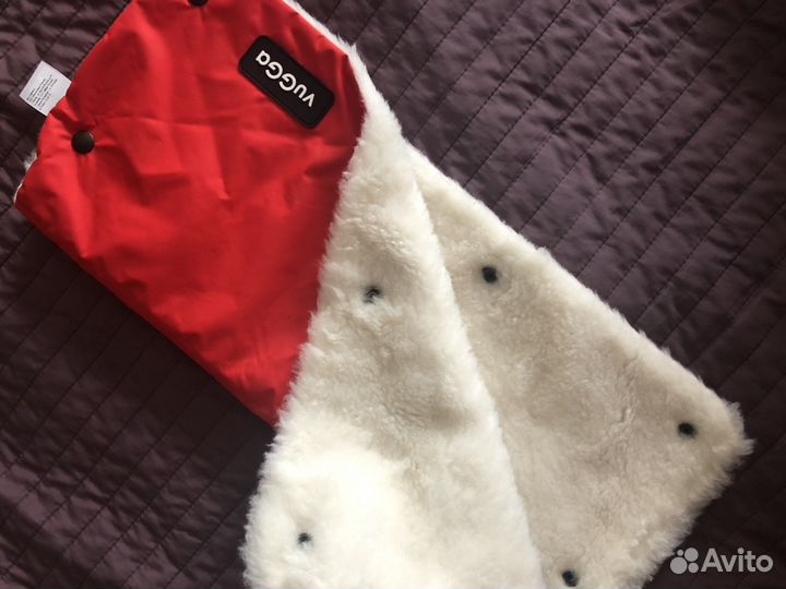 Продаю конверт из овечьей шерсти + муфту