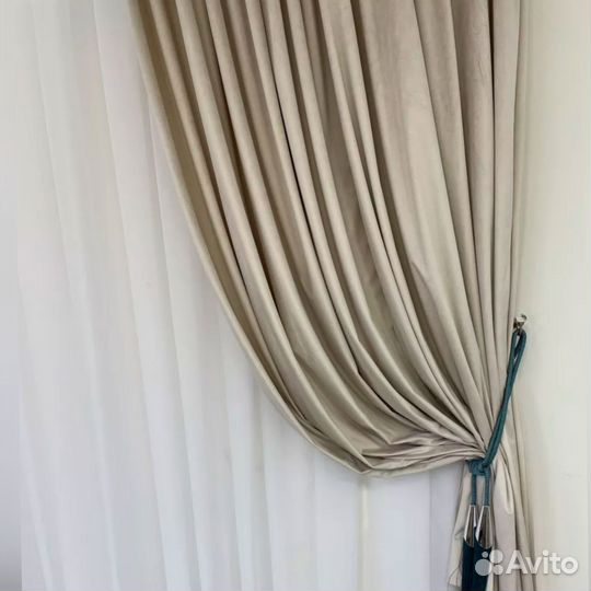 Новые шторы бархат 300*260
