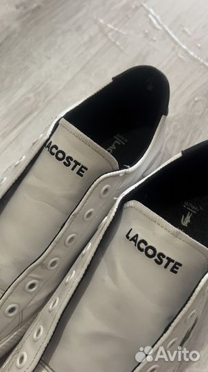 Кроссовки женские lacoste белые