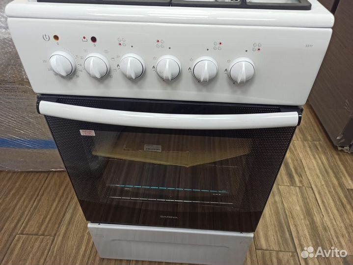 Газовая плита Darina 3311 W электрическая духовка