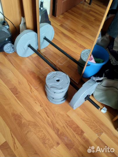 Штанга гриф блины