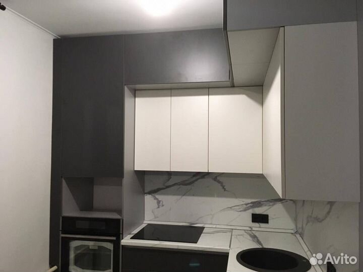 Кухонный гарнитур угловой матовый