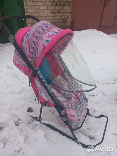 Санки коляска ника