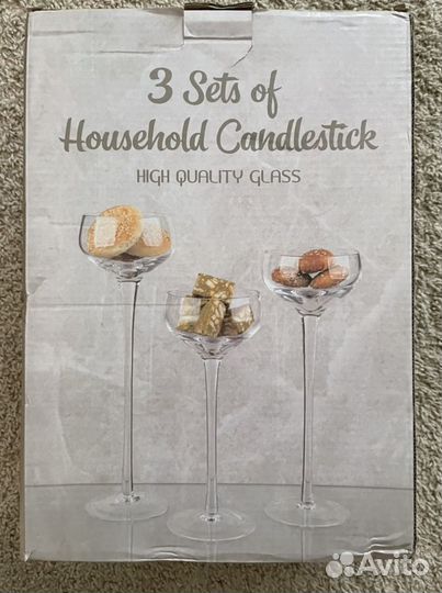 Подсвечник стекло