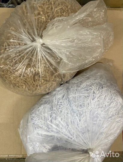 Бумажный наполнитель для коробок, розовый