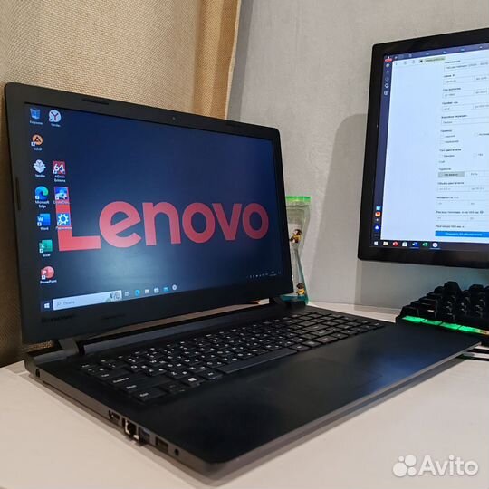 Ноутбук lenovo 15.6 4ядра SSD/HDD intel RAM8GB