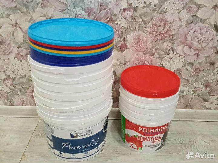 Бу ведра пластиковые