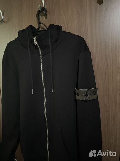 Зип-худи stone island с патчем shadow project