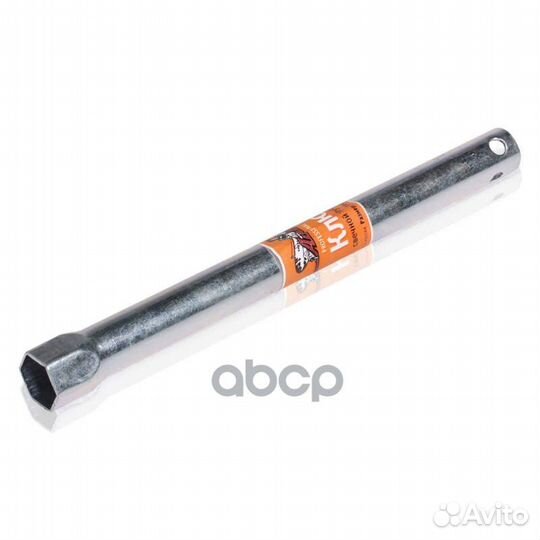 Ключ свечной трубчатый 21*270мм с резиновым фик
