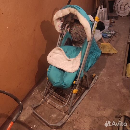 Коляска-санки