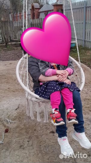 Качеля гомак, качеля пончик, садовая качеля