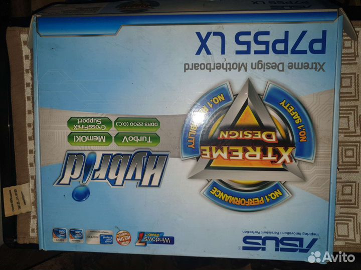 Материнская плата 1156 asus p7p55 lx