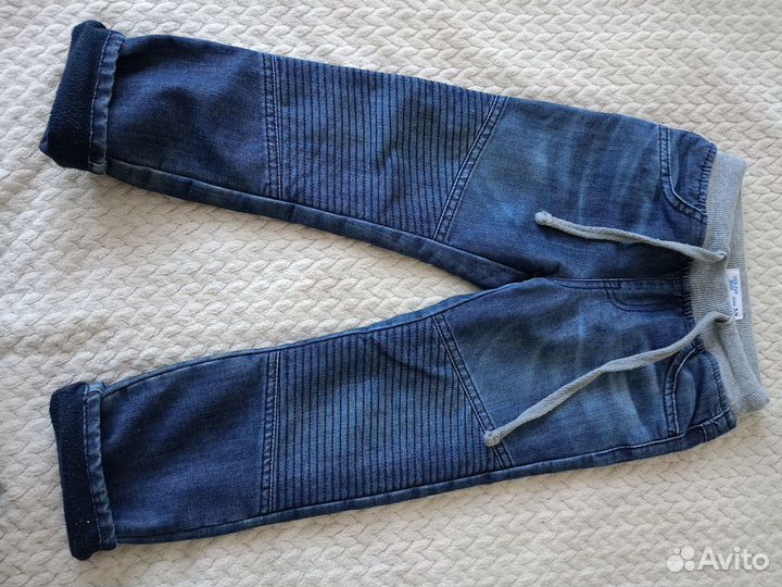 Джинсы утепленные 104