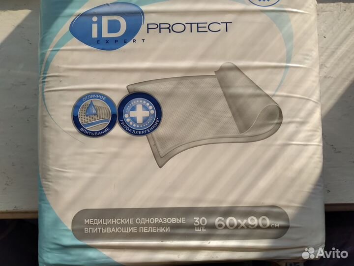 Пеленки ID protect для взрослых 60 90