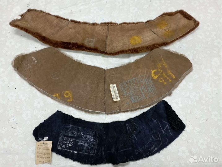 Меховой воротник мутон, каракуль