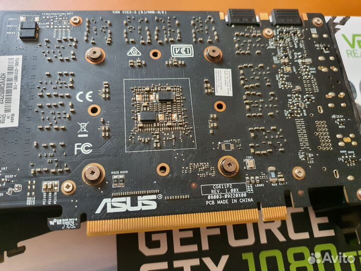 Видеокарта Asus gtx 1080 ti 11 gb