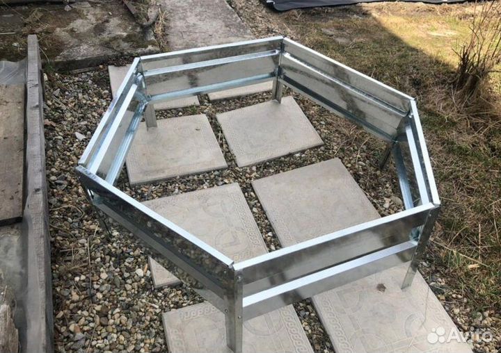 Грядка темно-зеленая 1м х 5м х 22см