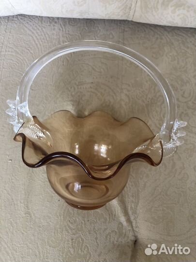 Вазочка корзиночка.СССР