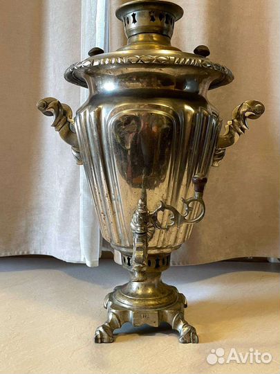 Самовар угольный старинный