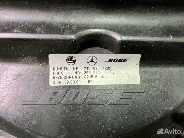 Сабвуфер bose Mercedes CL500 W215