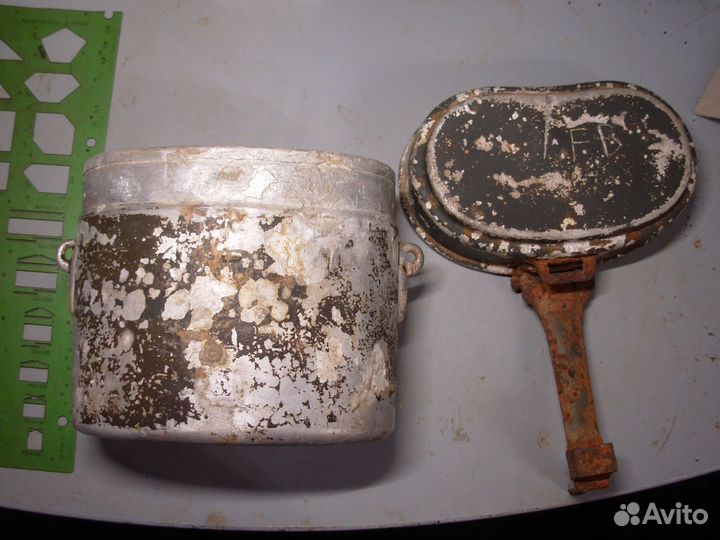 Котелок с крышкой солдата Германии 1940 год