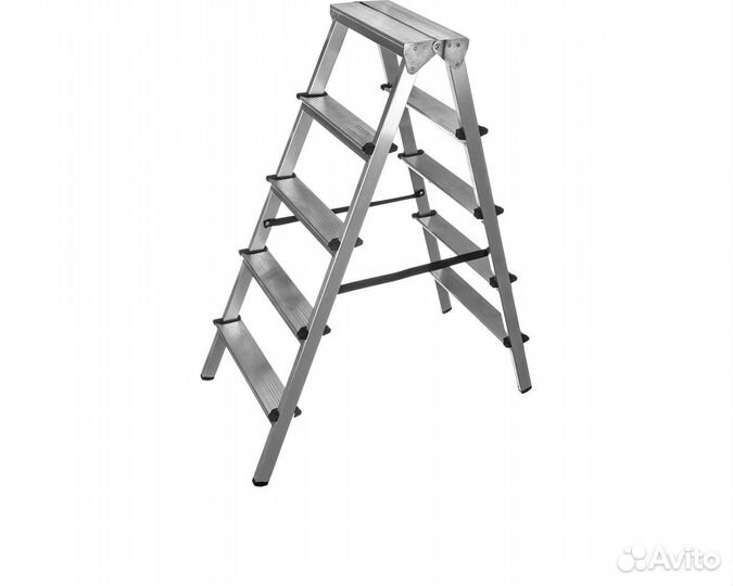 Алюминиевая стремянка двусторонняя