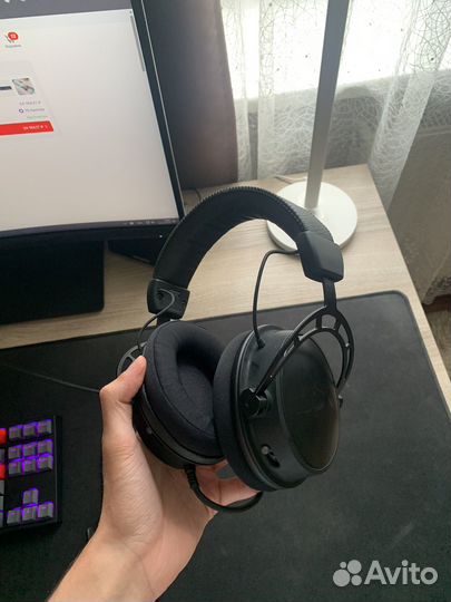 Наушники HyperX Cloud Alpha S black