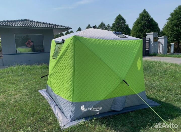 Мобильная баня палатка летняя зимняя 210х210см