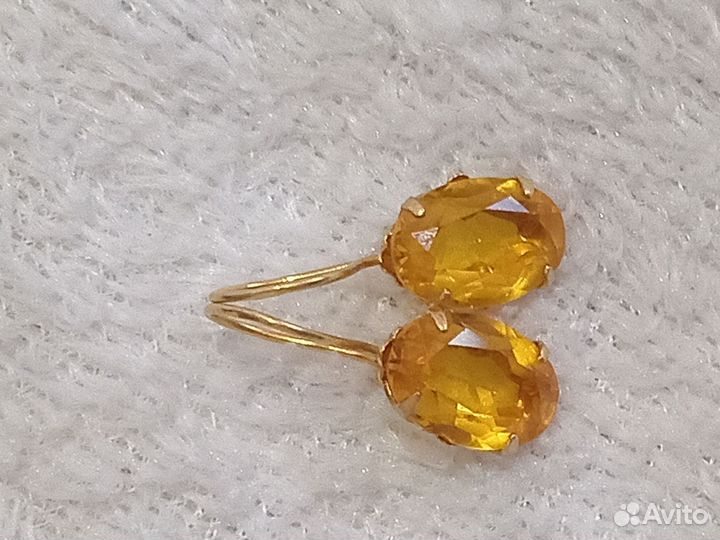 Серьги золотые