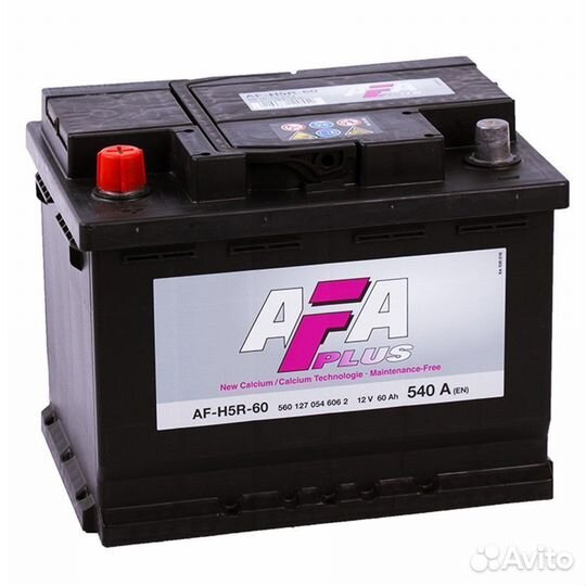 Автомобильный аккумулятор AFA 60 А/ч 560127 AF 242