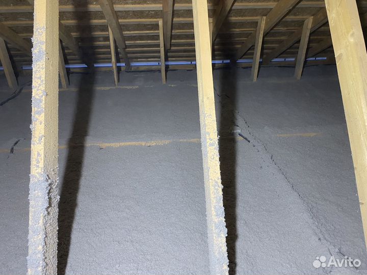 Утеплитель Эковата Ecoffiber для потолка