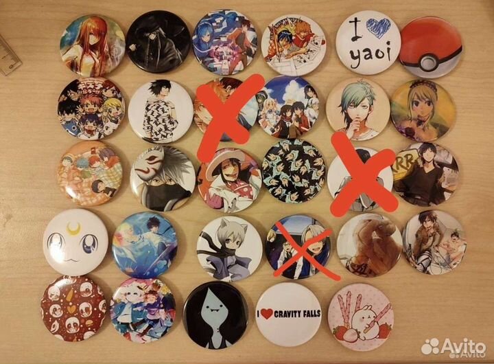 Разные значки аниме и не только