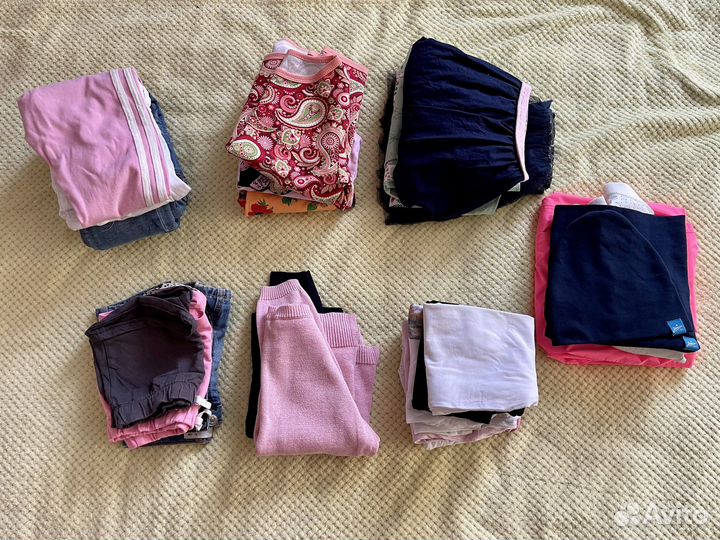 Вещи пакетом на девочку 110 116