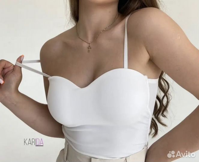 Топик женский 44 М топ бра корсет на бретелях