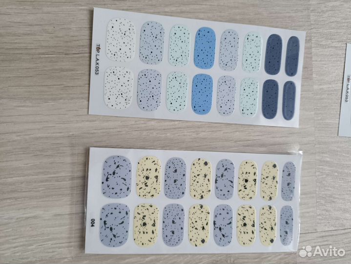 Лаковые полоски топ лак